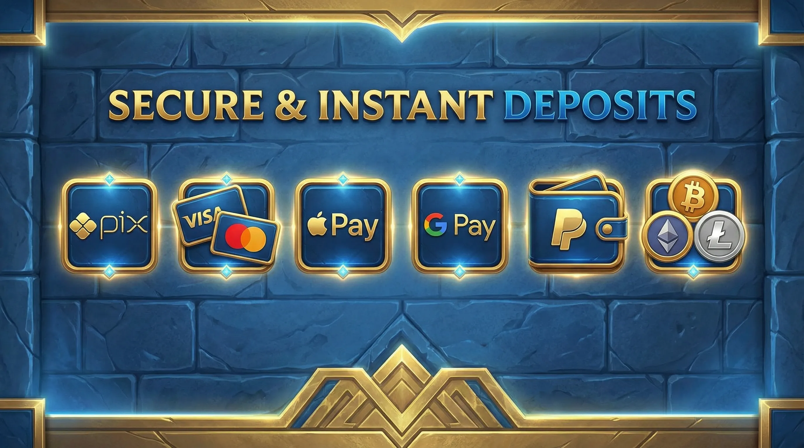 Métodos de Pagamento sssbet - PIX, Cartões, Criptomoedas